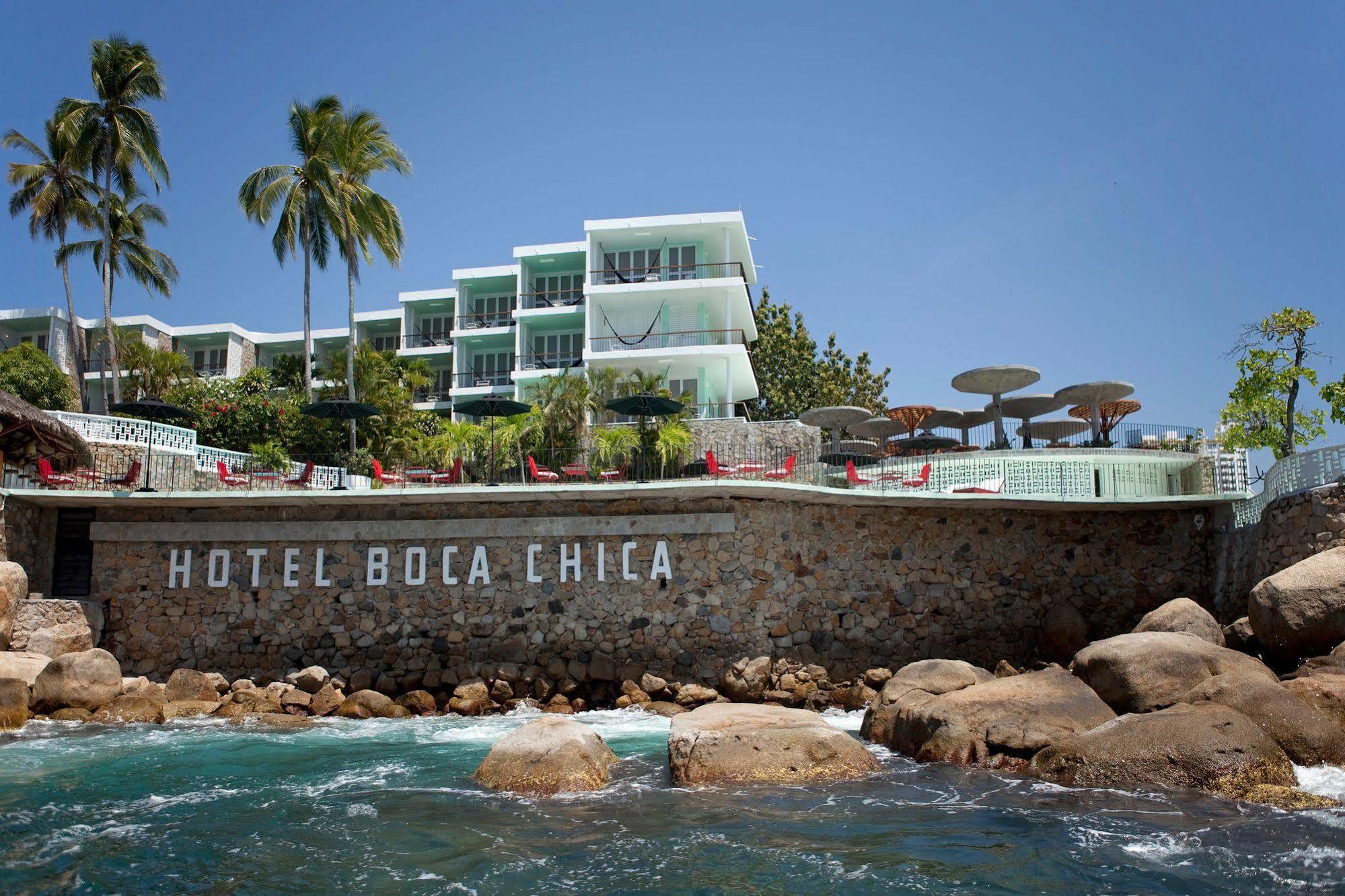 Boca Chica Hotel Acapulco Bagian luar foto